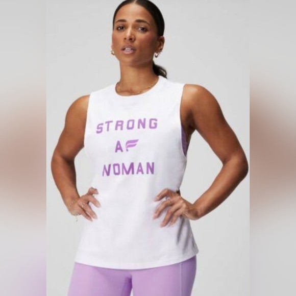 💜Fabletics International Women's Day Muscle Tank - Picture 1 of 11